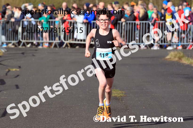 Boys and Girls Under-13s 2023 Elswick Harriers Road Relays, Albamarle Barrack Airfield, Ouston, Northumberland. Photo: David T. Hewitson/Sports for All Pics
